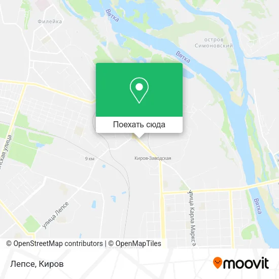 Карта Лепсе