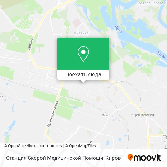 Карта Станция Скорой Медицинской Помощи