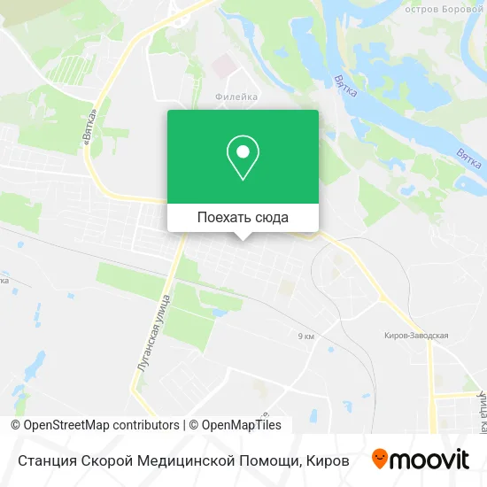 Карта Станция Скорой Медицинской Помощи