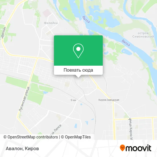 Карта Авалон