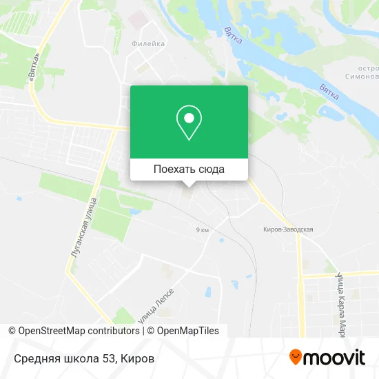 Карта Средняя школа 53