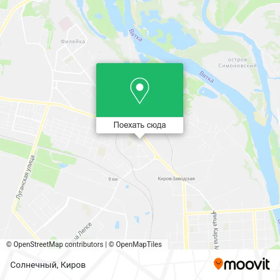 Карта Солнечный