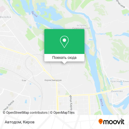 Карта Автодом