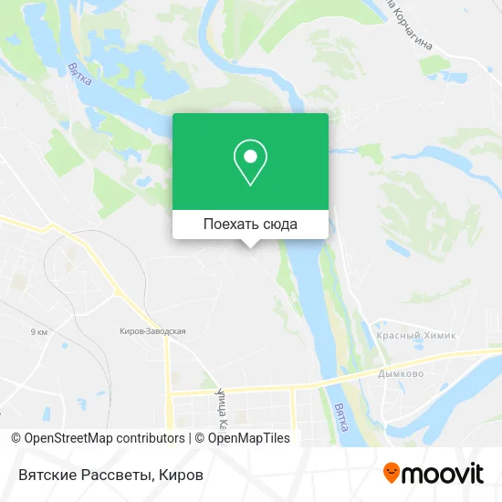Карта Вятские Рассветы