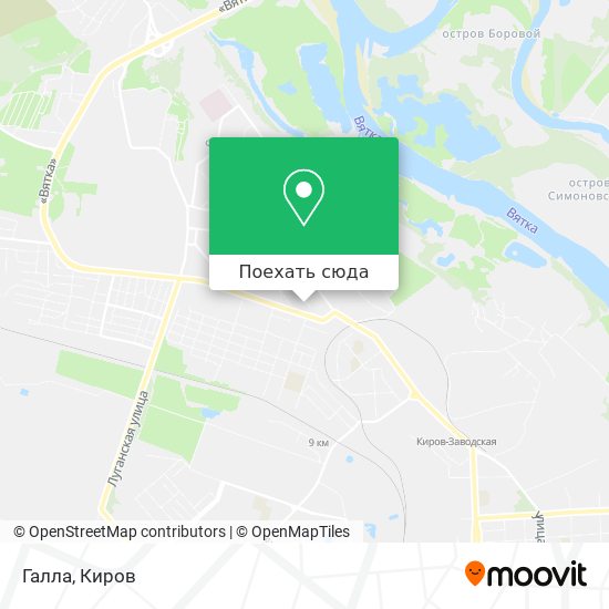 Карта Галла