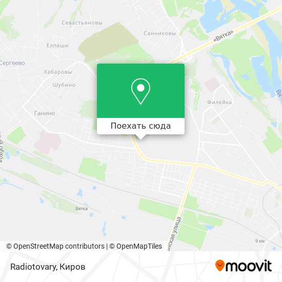 Карта Radiotovary