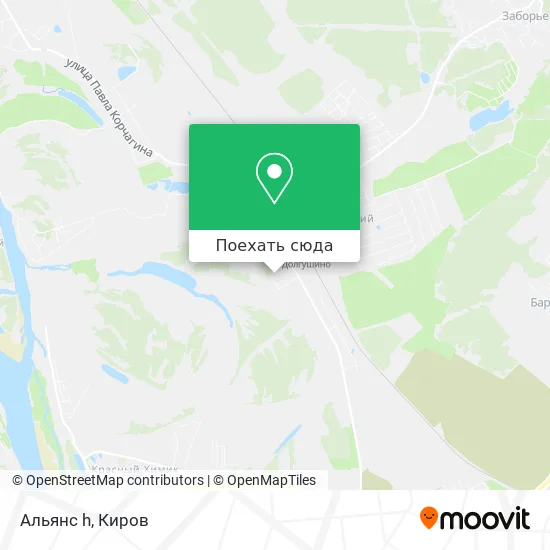 Карта Альянс h
