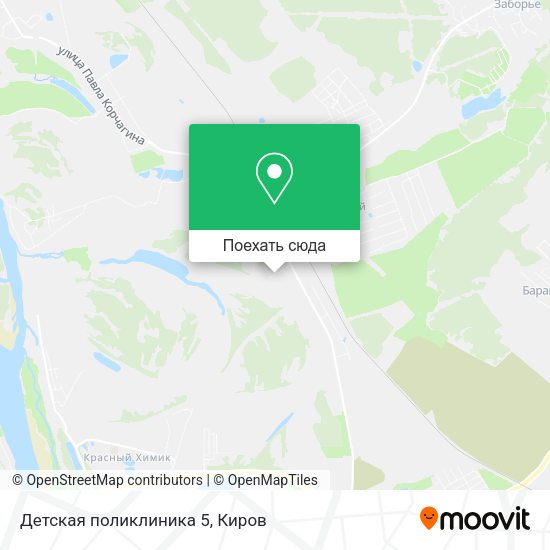 Карта Детская поликлиника 5