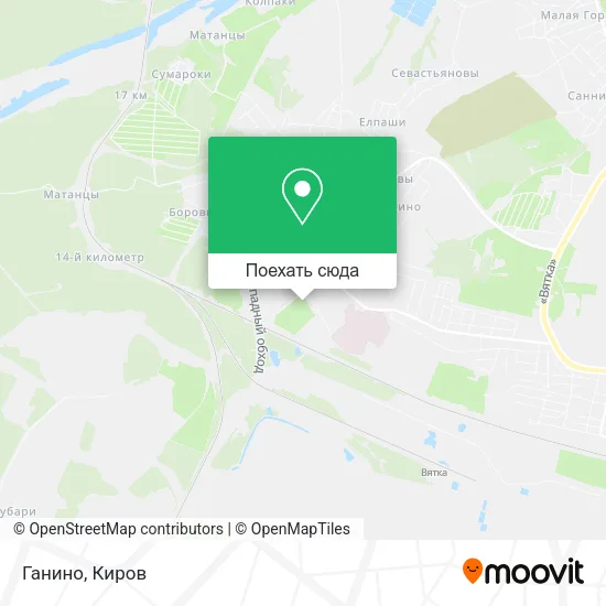 Карта Ганино