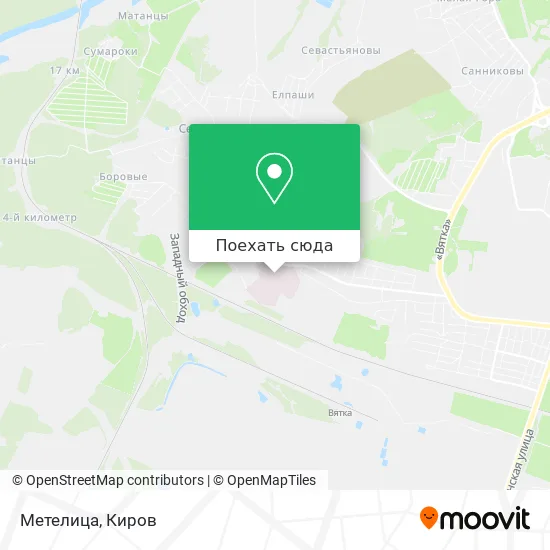 Карта Метелица