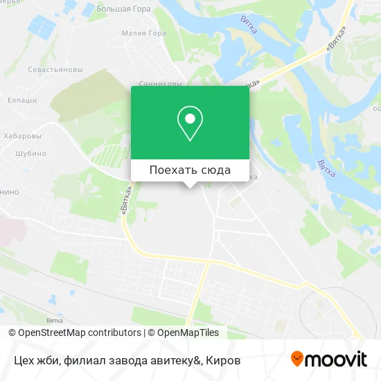 Карта Цех жби, филиал завода авитекy&