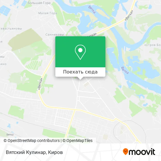 Карта Вятский Кулинар