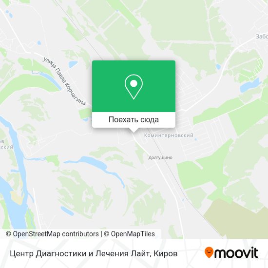 Карта Центр Диагностики и Лечения Лайт