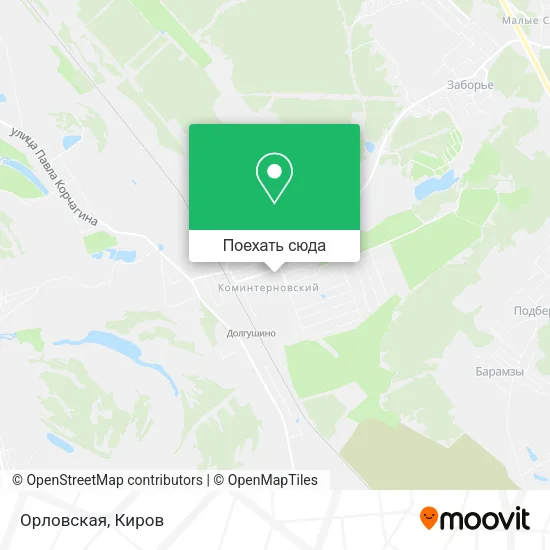 Карта Орловская