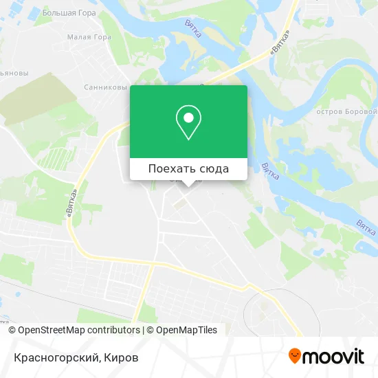 Карта Красногорский