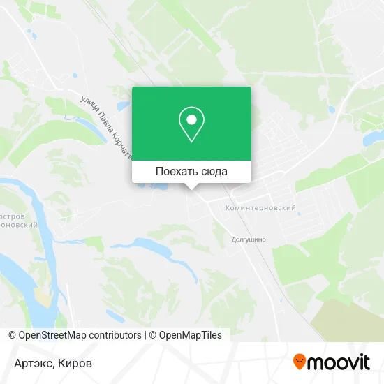 Карта Артэкс