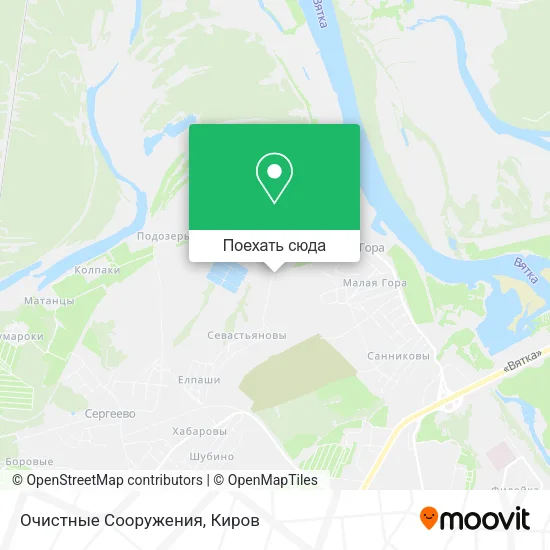 Карта Очистные Сооружения