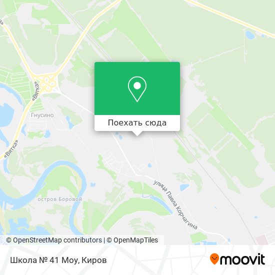 Карта Школа № 41 Моу