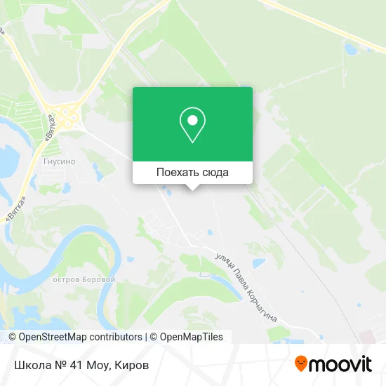 Карта Школа № 41 Моу