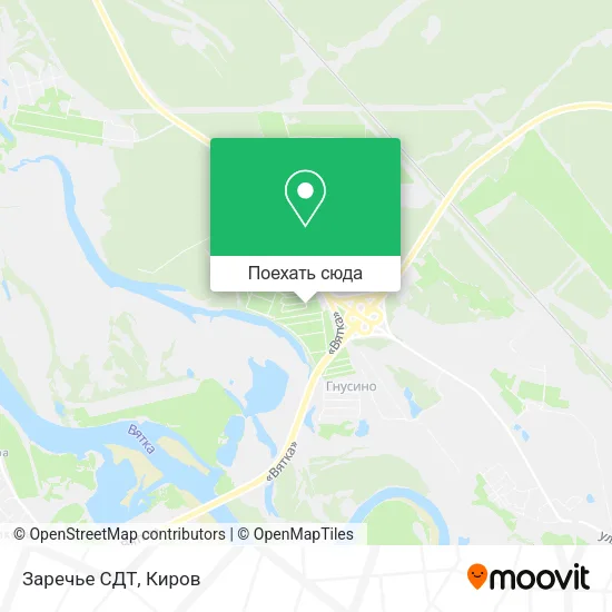 Карта Заречье СДТ