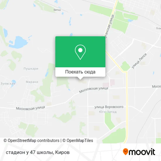 Карта стадион у 47 школы