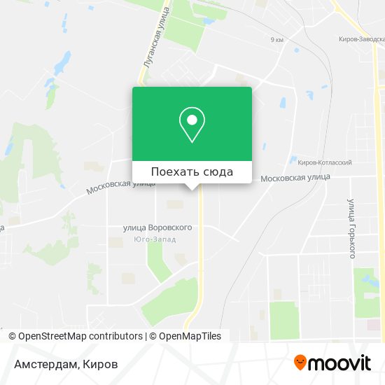 Карта Амстердам
