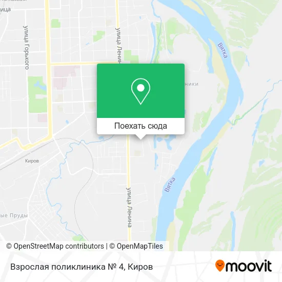 Карта Взрослая поликлиника № 4