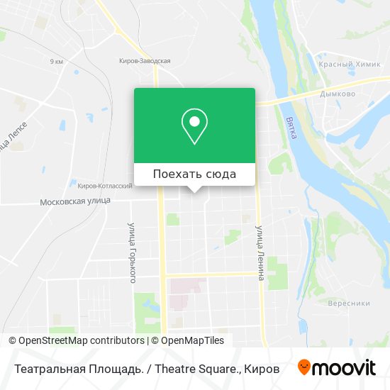Карта Театральная Площадь. / Theatre Square.