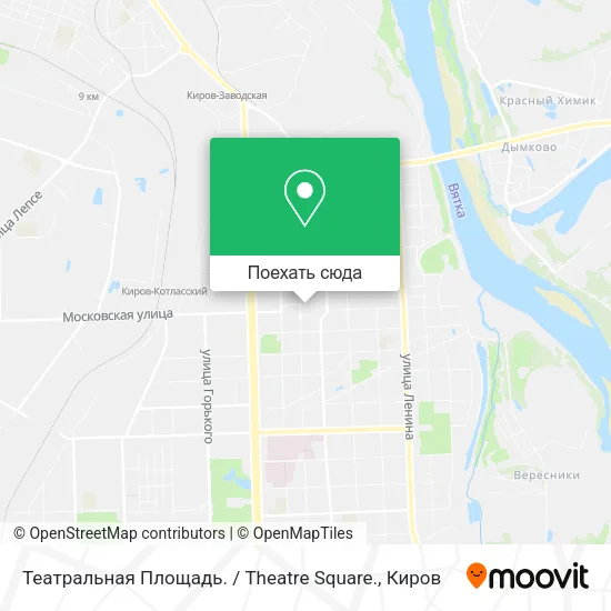 Карта Театральная Площадь. / Theatre Square.