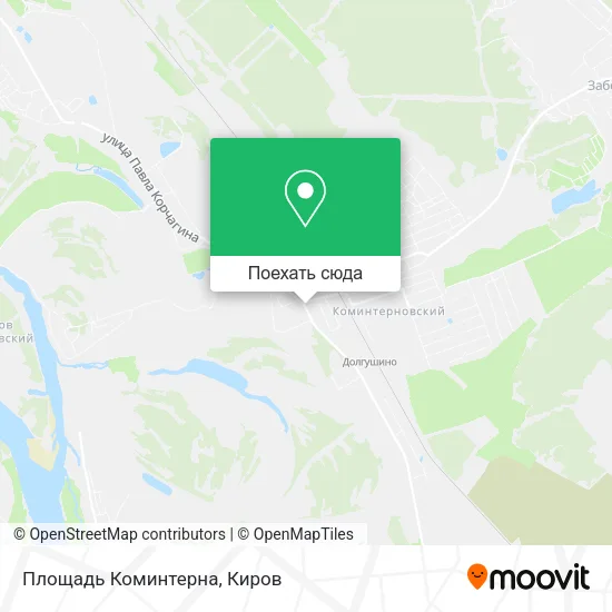 Карта Площадь Коминтерна
