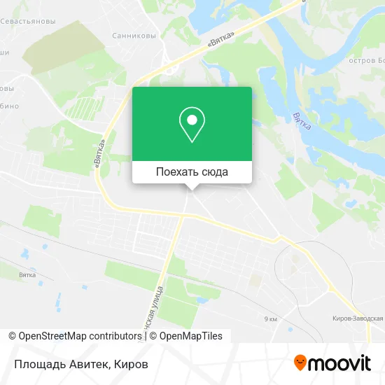 Карта Площадь Авитек