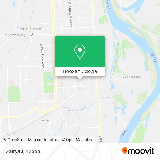 Карта Жигули