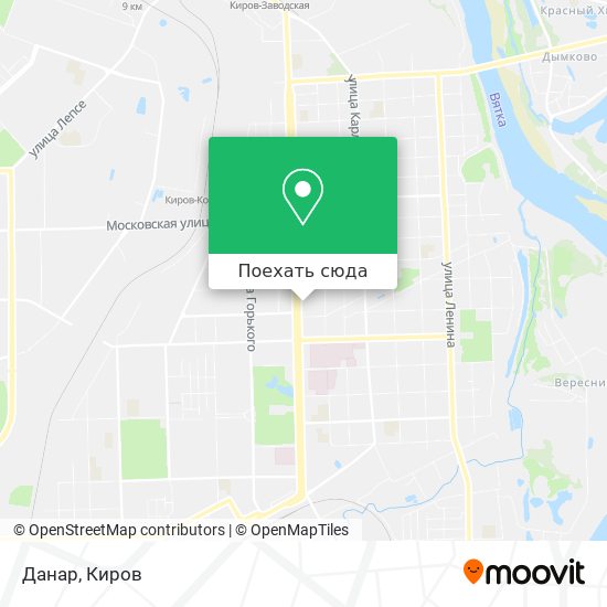 Карта Данар