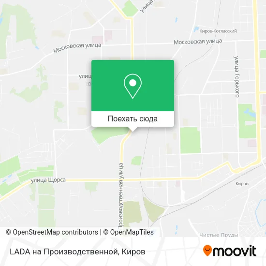 Карта LADA  на Производственной