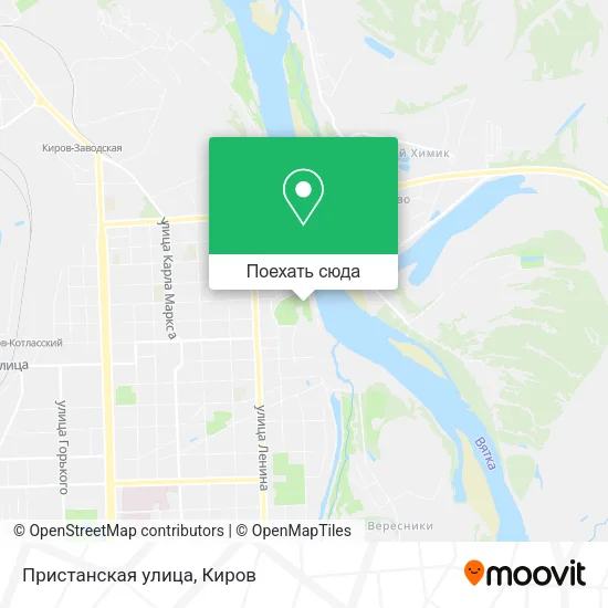 Карта Пристанская улица