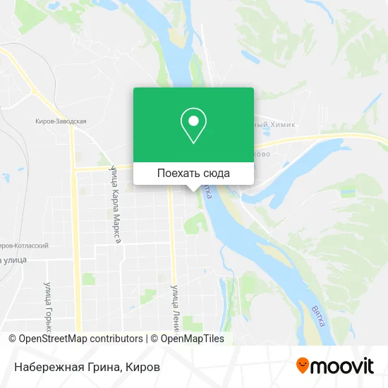 Карта Набережная Грина