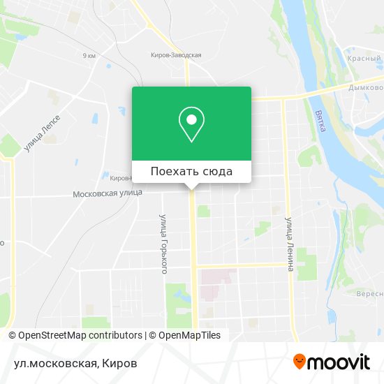 Карта ул.московская