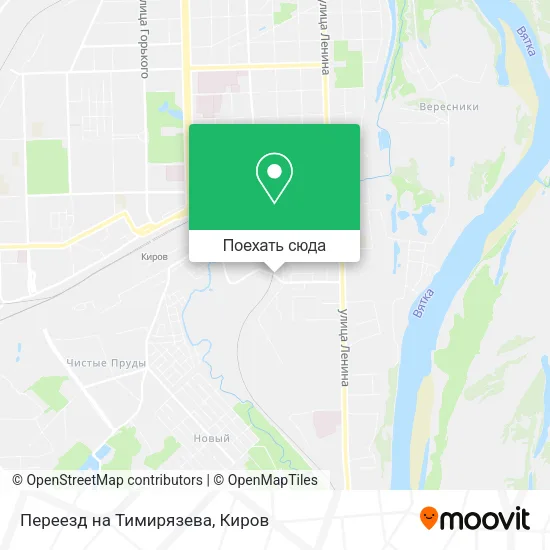 Карта Переезд на Тимирязева