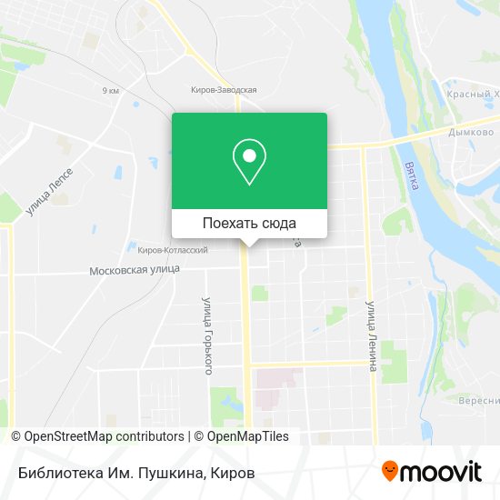 Карта Библиотека Им. Пушкина