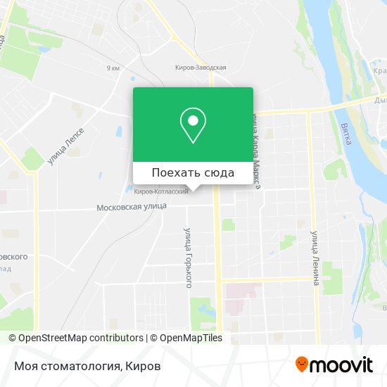 Карта Моя стоматология
