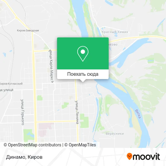 Карта Динамо