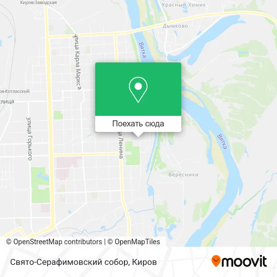 Карта Свято-Серафимовский собор