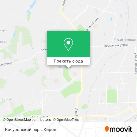 Карта Кочуровский парк