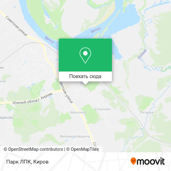 Карта Парк ЛПК