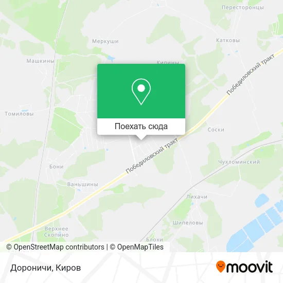 Карта Дороничи