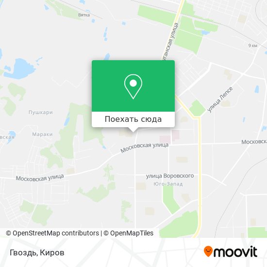 Карта Гвоздь