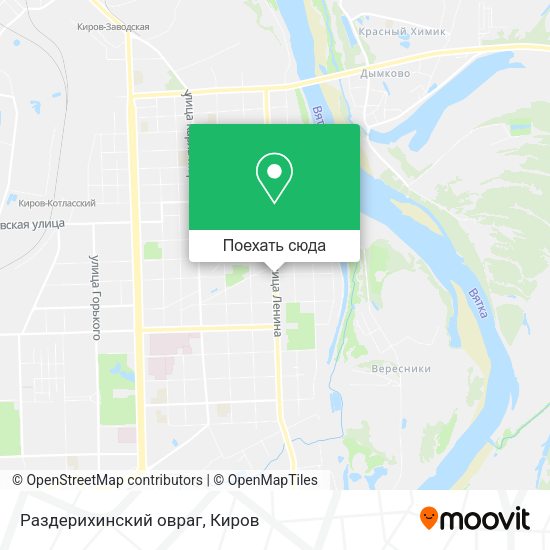 Карта Раздерихинский овраг