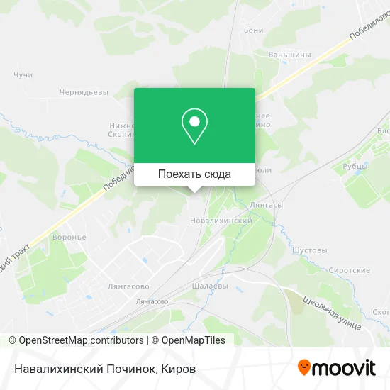 Карта Навалихинский Починок