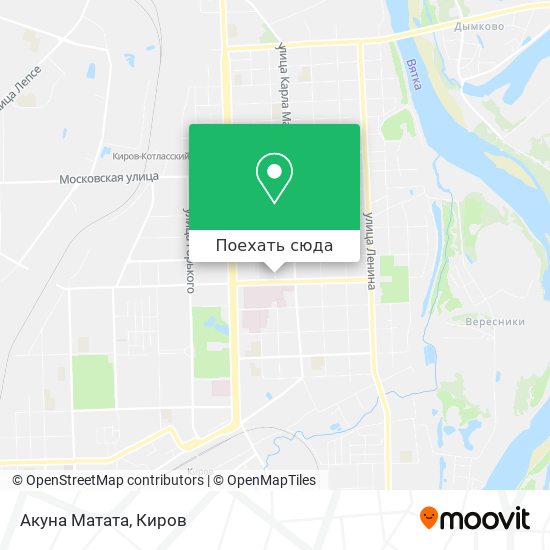 Карта Акуна  Матата