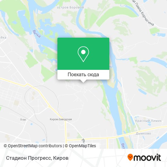Карта Стадион  Прогресс